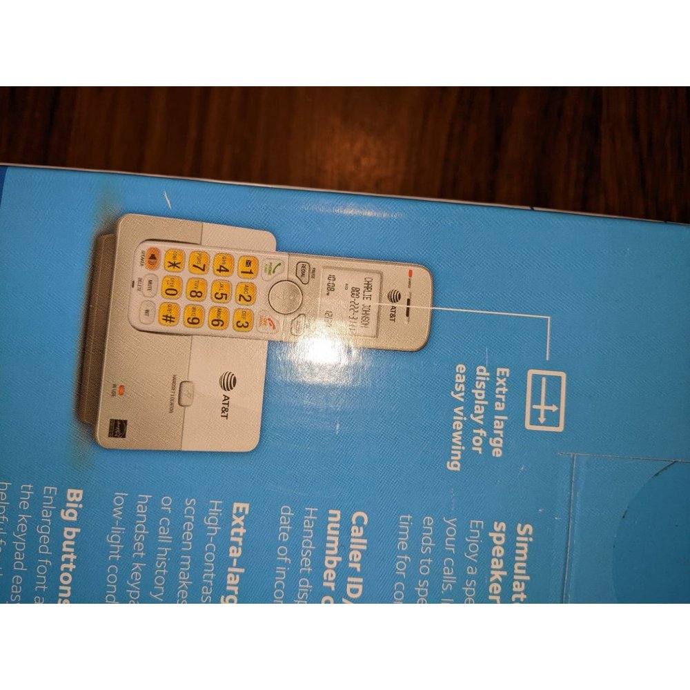 AT&T Cordless Phone System With Caller ID/Call Waiting New Unopened Box - Picture 6 of 8